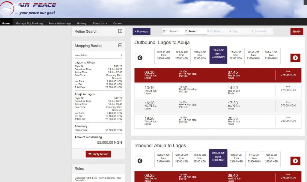 cheapest flight from lagos to abuja

