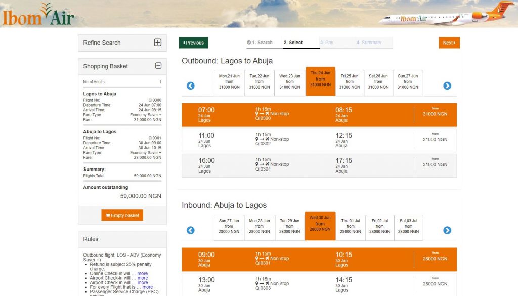 cheapest flight from lagos to abuja

