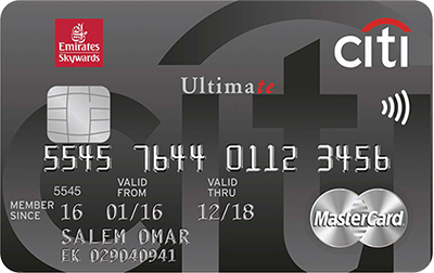 Citibank Emirates Ultimate Credit  cards in UAE