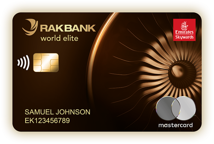 Rakbank Skywards World Elite Credit card