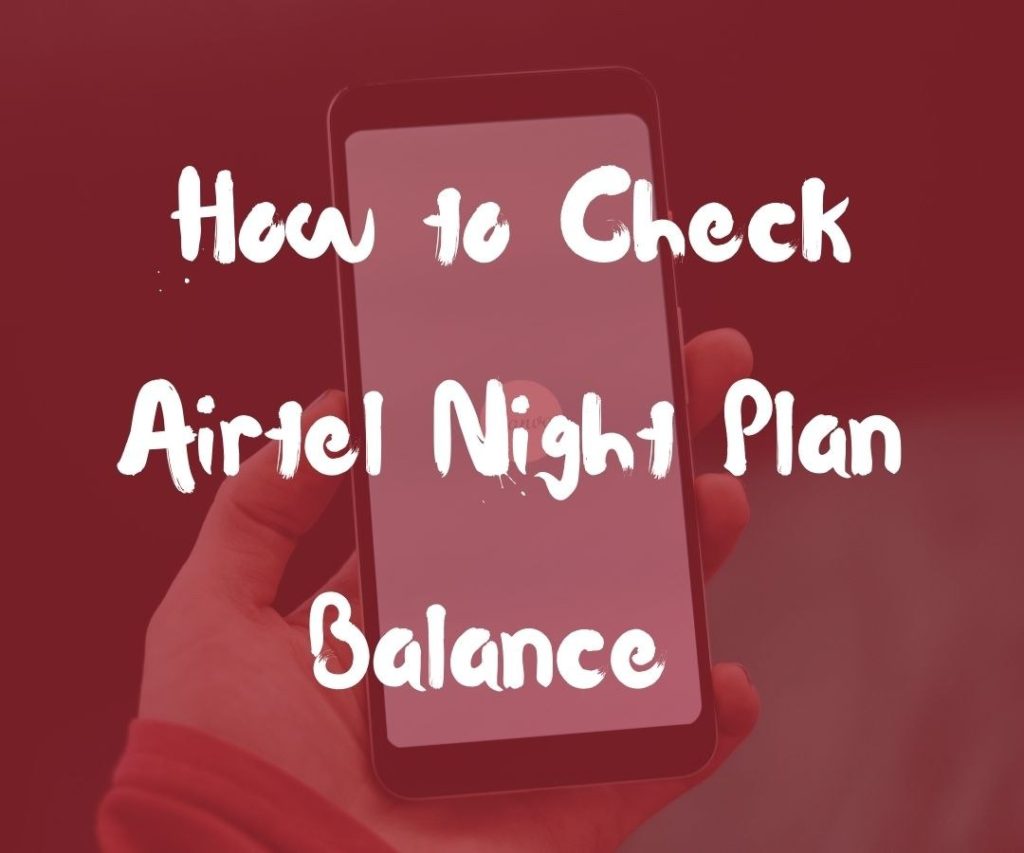 Airtel night plan