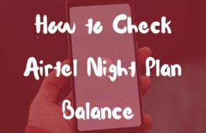 Airtel night plan