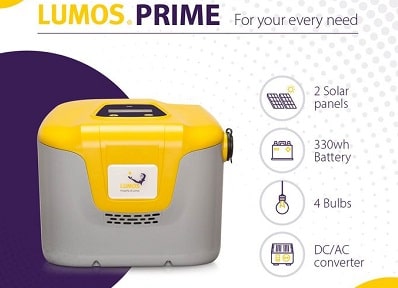 Lumos solar home system Prime